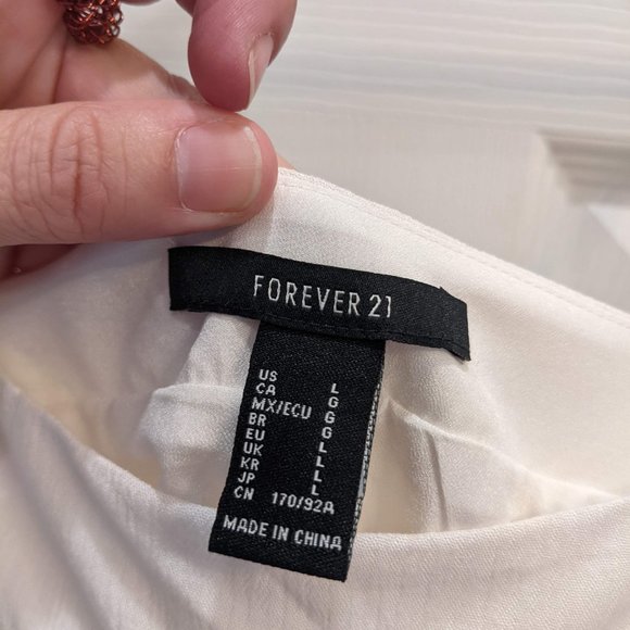 NWT Forever 21 Maxi Dress Women's Size Large Lined - Picture 8 of 8